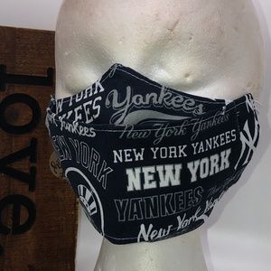 NY Yankees 100% Cotton Face Mask ~NEW!